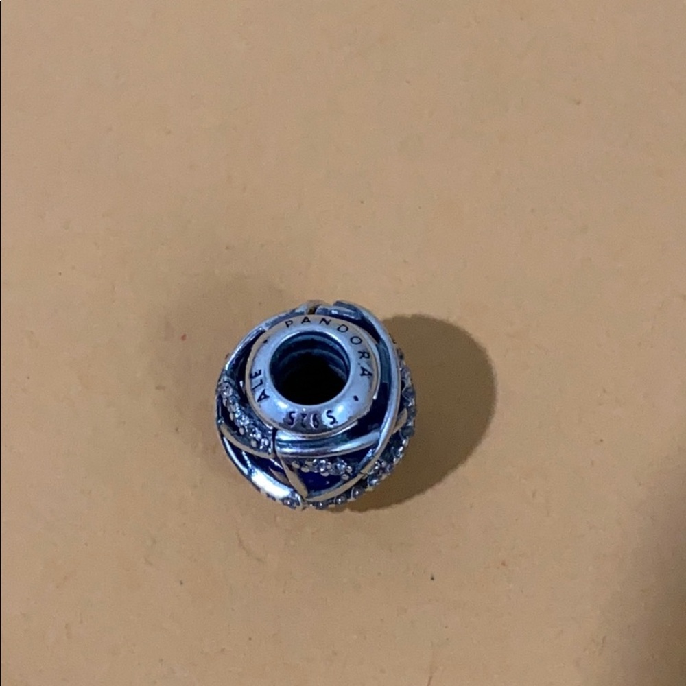 New Pandora Blue Galaxy Charm , 100% Authentic. - Picture 5 of 7